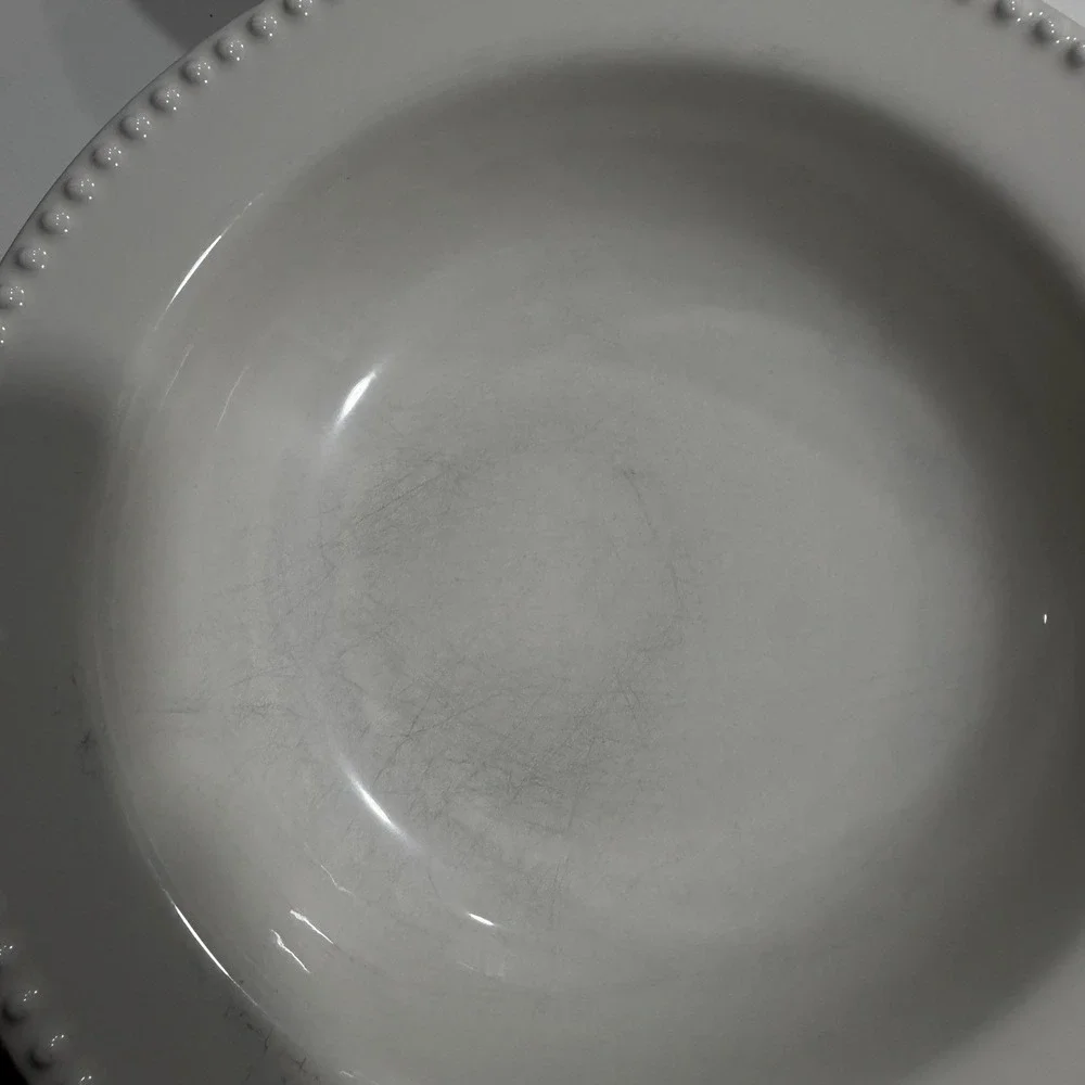 Pottery Barn Emma Beaded Rimmed 9.75